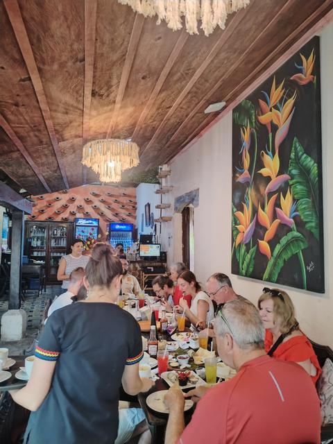 A group in a restaurant