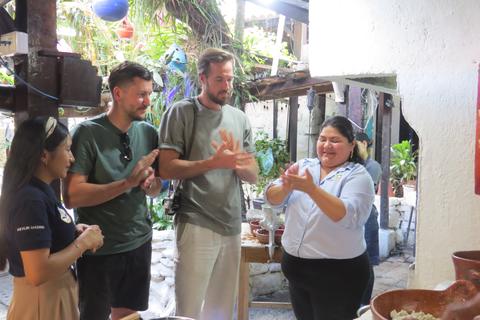Visitors at a tasting