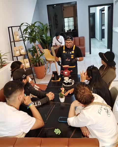 A group around a table
