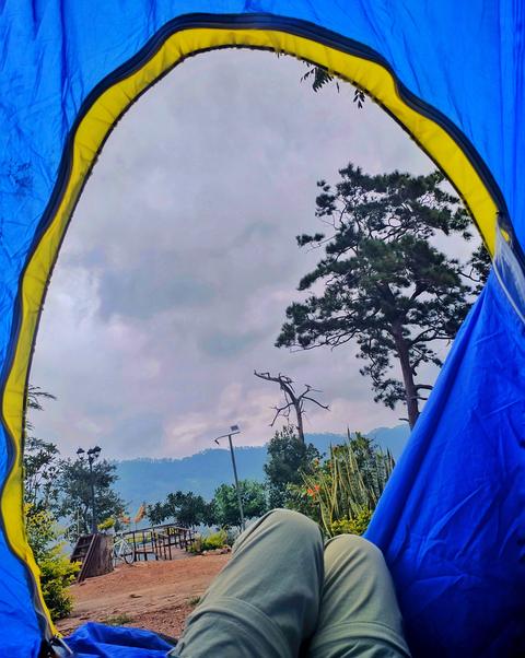 View from a tent