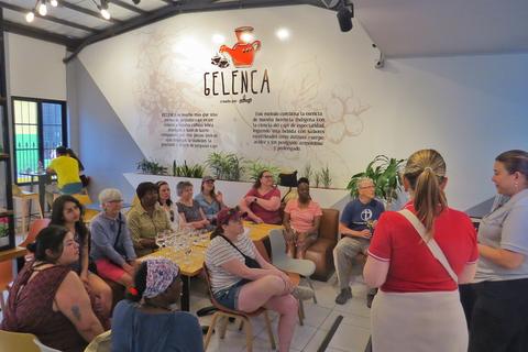 A talk at the Gelenca coffee shop