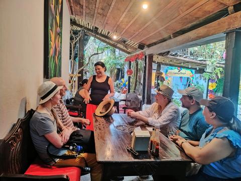 A group at a bar