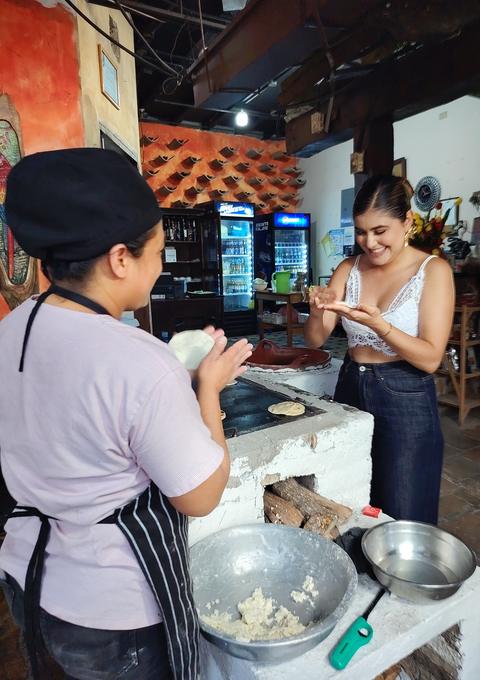 A cooking class